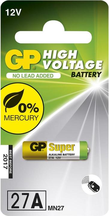 Immagine prodotto GP Batteries GP Super Alkaline (1 pz., A27, 20 mAh)