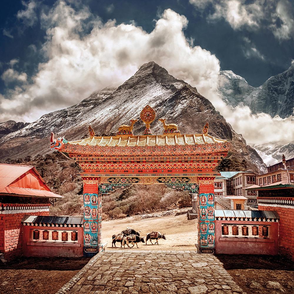 Thumbnail - Tushita Paperart Publishing, Kalender, Himalaya 2024 (30 x 30 cm, Harter Einband, Spanisch, Französisch, Italienisch, Po...