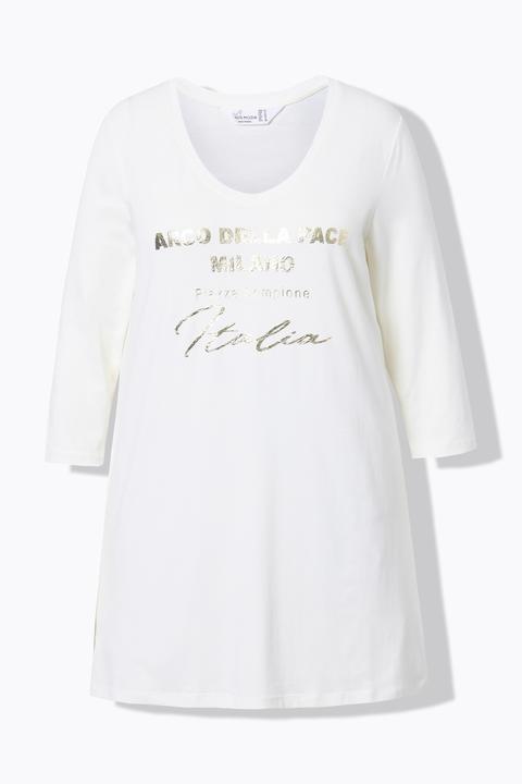 Produktbild Miamoda T-Shirt, Metallic-Statement, 3/4-Ärmel (58)