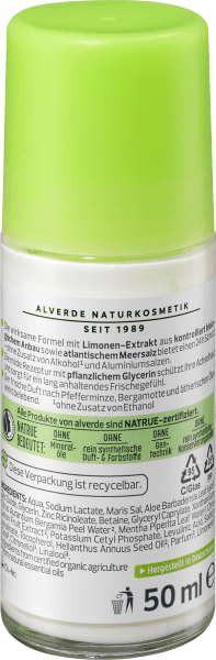 Produktbild dm alverde Deo Roll-On (Roll-on, 50 ml)