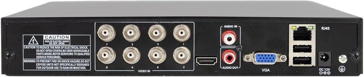 Image du produit PNI Kit vidéosurveillance 8 canaux, 5MP, DVR/NVR et 2 caméras extérieures IP66 (2560 x 1920 pixels)