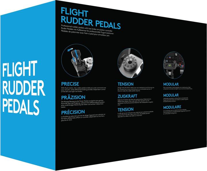 Immagine prodotto Logitech G Saitek Pro Flight Rudder Pedals (PC)