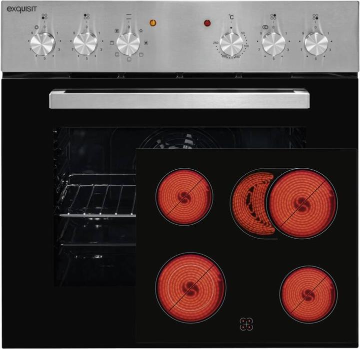 Actual product image Exquisit Exqu cooker set EHE156-2.1UBZ-Set | Inoxlook
