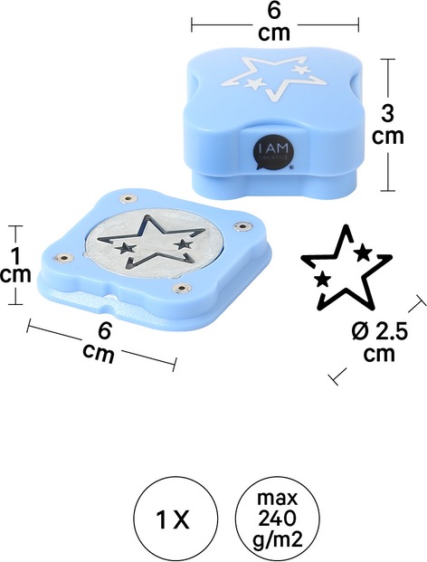 Actual product image I Am Creative Magnetic Stanzer