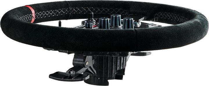 Actual product image Asetek SimSports Lenkradkranz, gewölbt, 340 mm - schwarz, wildleder