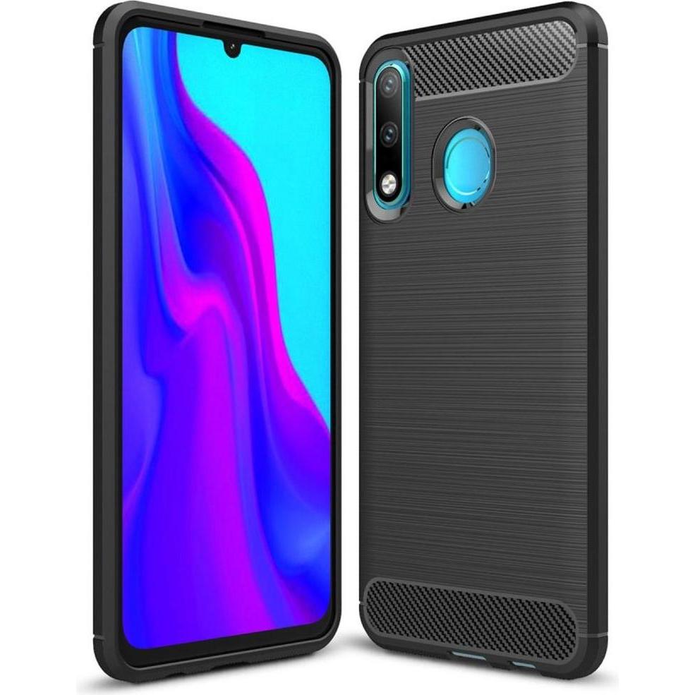 König Design Huawei P30 Lite Hülle Case Handy Cover Schutz Tasche Schutzhülle Bumper Schwarz (Huawei P30 Lite), Smartpho...
