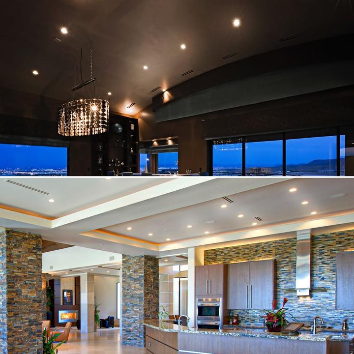 Immagine prodotto B.K.Licht Set di luci da incasso a LED, nichel opaco, 6xLED/GU10/2,9W (260 lm, GU10)