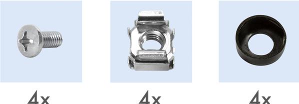Produktbild LogiLink 19" Steckdosenleiste 6-fach, mit 2-pol. Leitungsschutzschalter (6x, CEE 7/3)