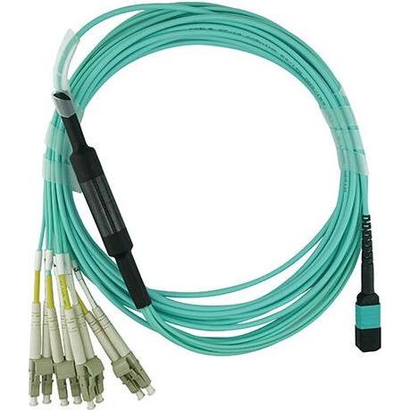 BlueOptics Mellanox MC6709309-020 kompatibles MPO-4xLC Multimode OM3 Patchkabel 20 Meter (20 m), Netzwerkkabel
