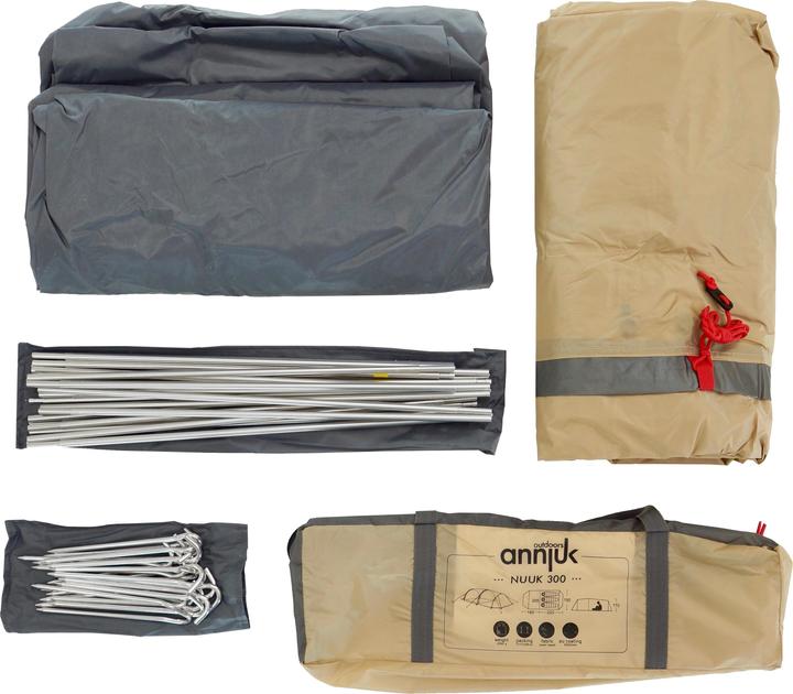 Produktbild Annjuk Nuuk 300 (Tunnelzelt, 3.25 kg, 3 Personen)