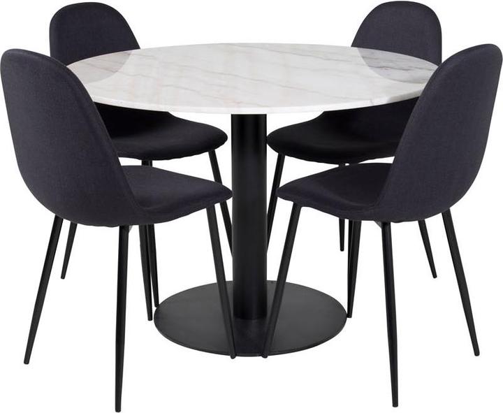 Produktbild Ebuy24 Essgruppe Estelle 77 (5-teilig) (Marmor)