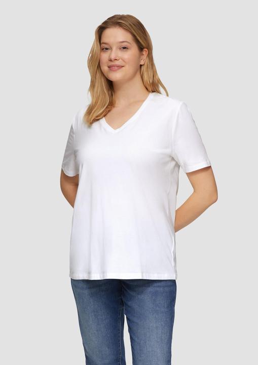 Actual product image S.Oliver T-Shirt T-Shirt mit V-Ausschnitt (44)