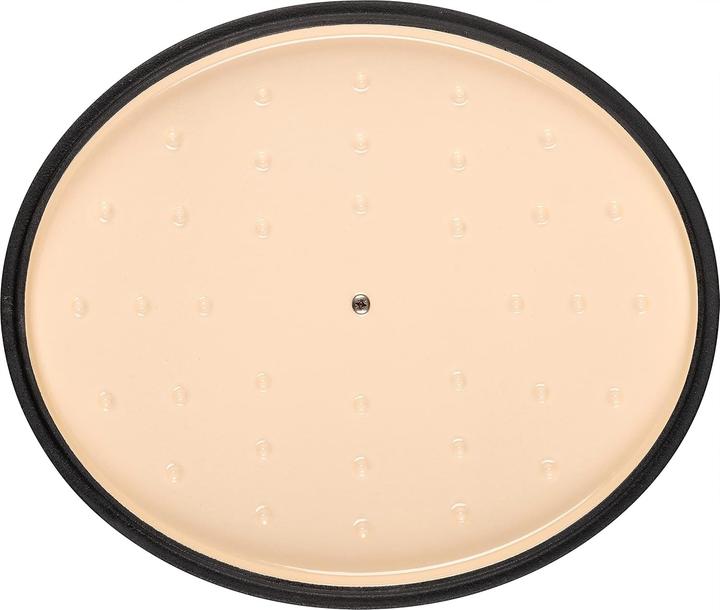 Actual product image Ballarini Cocotte BELLAMONTE 33 cm oval 6.5 litre cast iron roaster red (Casserole + Stewpot, Cast iron, 33 x 16 cm)