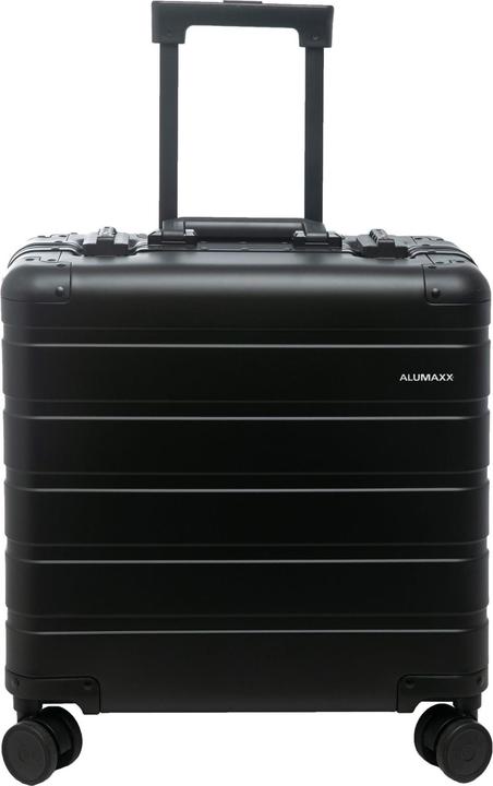 Alumaxx Trolley business per la notte, con valigia in alluminio, nero (37 l, Bagaglio a mano (fino a 50 litri))