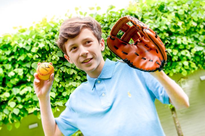 Immagine prodotto Set da baseball in finta pelle (9")
