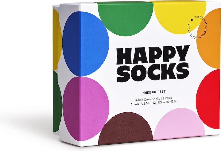 Immagine prodotto Happy Socks Set regalo Pride (Confezione da 2, 36 - 40)