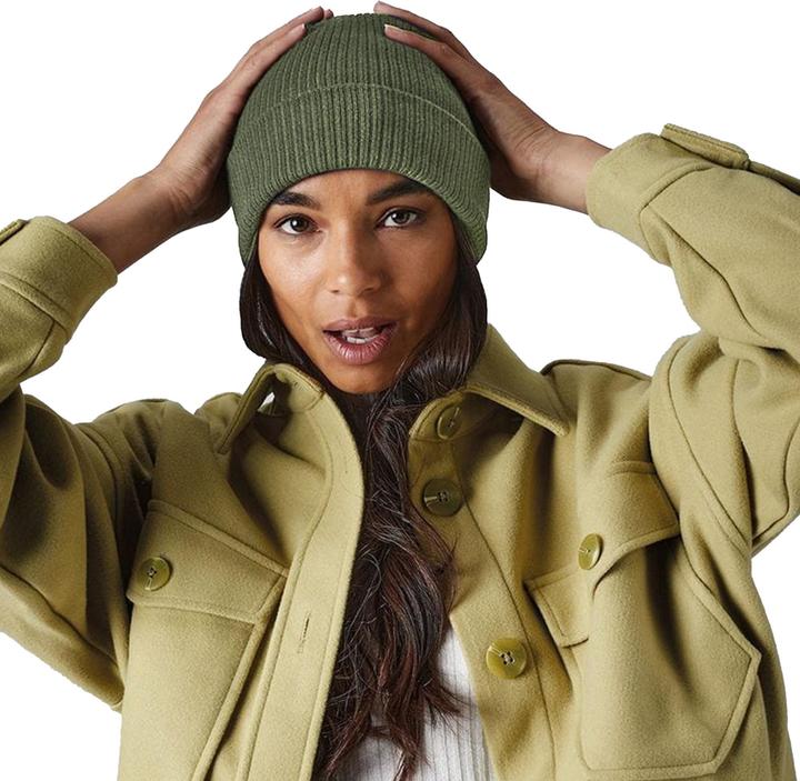 Actual product image Beechfield Organic cotton beanie (One size)