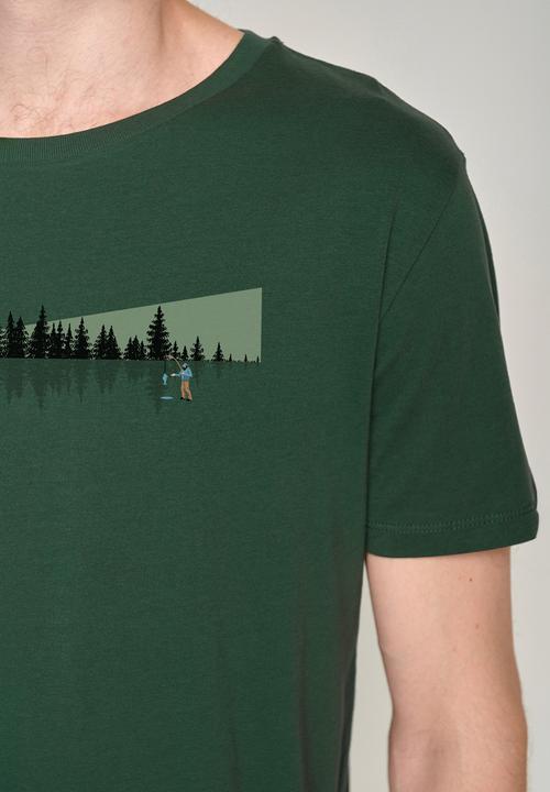 Actual product image Greenbomb T-Shirt Nature Ice Fishing (L)
