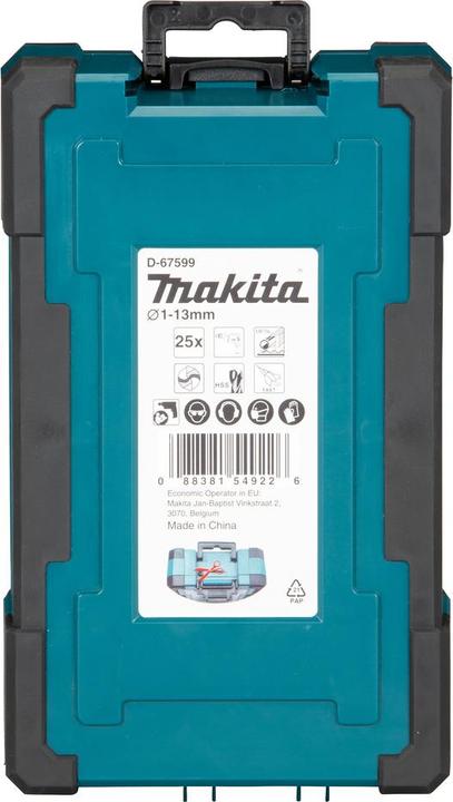 Actual product image Makita Drill bit set M-Force 25tlg (1 mm - 13 mm)