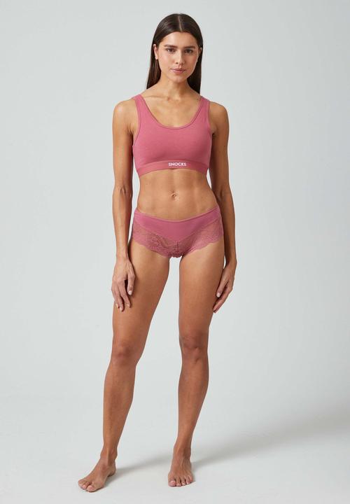 Produktbild Snocks Hipster Panties mit Spitze (S, 3er Pack)