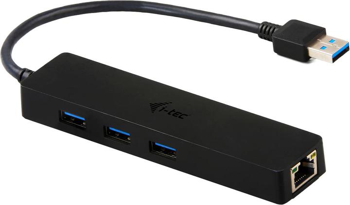 i-tec Advance U3GL3SLIM Schnittstellen-Hub USB 3.2 Gen 1 (3.1 Gen 1) Typ-A Schwarz (USB-A, 4 Ports)