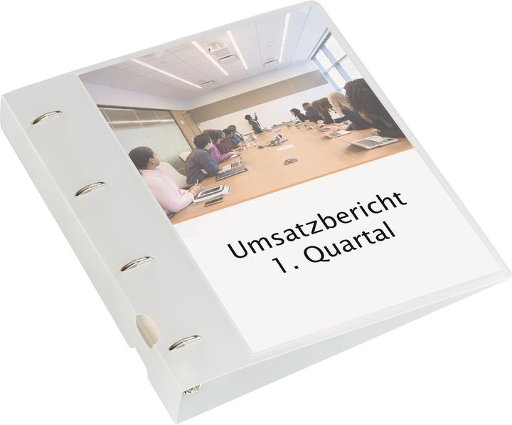 Actual product image Kolma Show book Vario A4 XL 4 rings filling height 4 cm colourless (A4, 40 mm, 1 Piece)