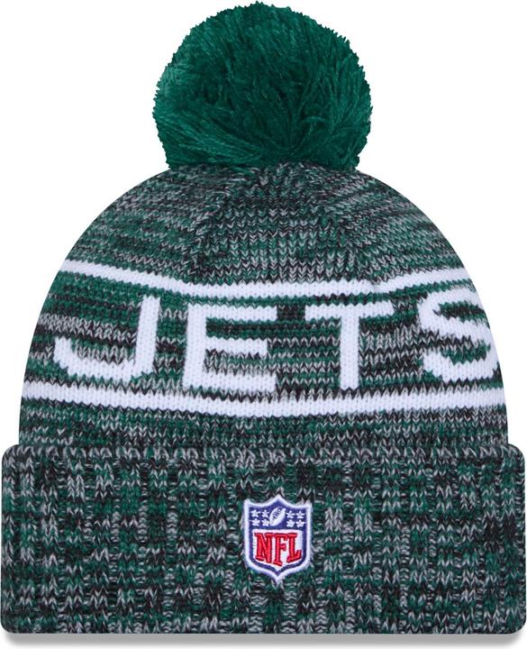 Produktbild New Era Bommel Wintermütze Sideline New York Jets (One Size)