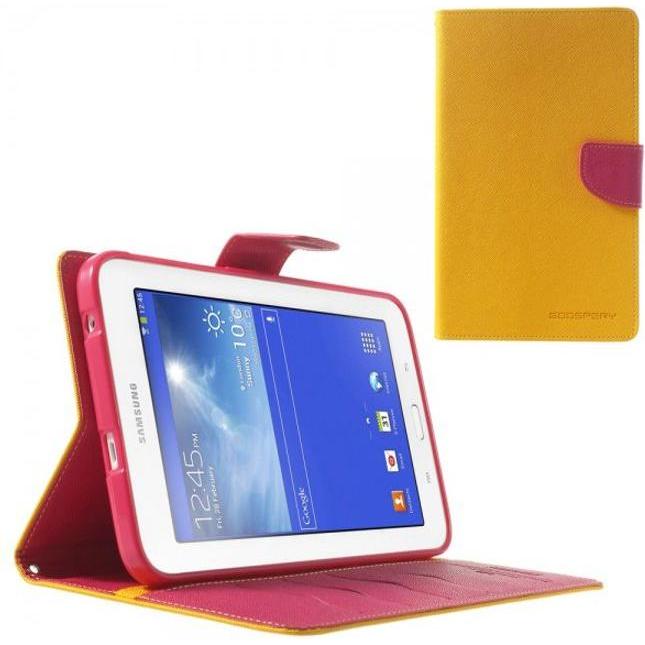 Thumbnail - Goospery Fancy Diary Series (Galaxy Tab 3 7.0 Lite (2013)), Tablet Hülle, Rosa, Gelb, Pink