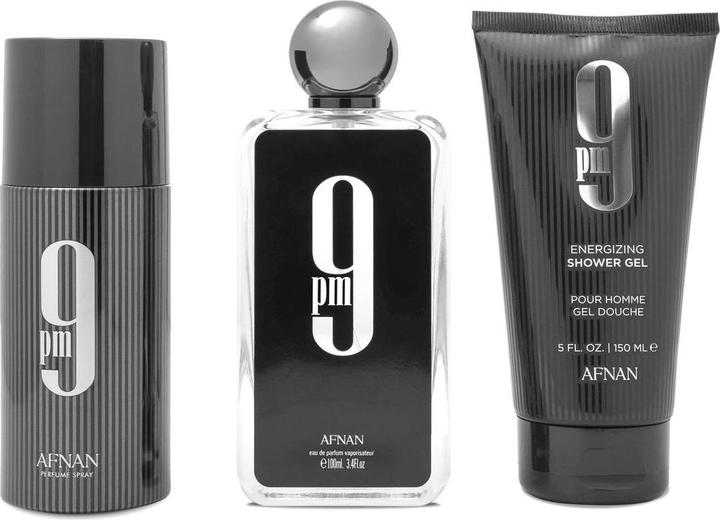 Actual product image Afnan 9PM - EDP 100 ml + sprchovï¿½ gel 200 ml + deodorant 250 ml (Perfume set)