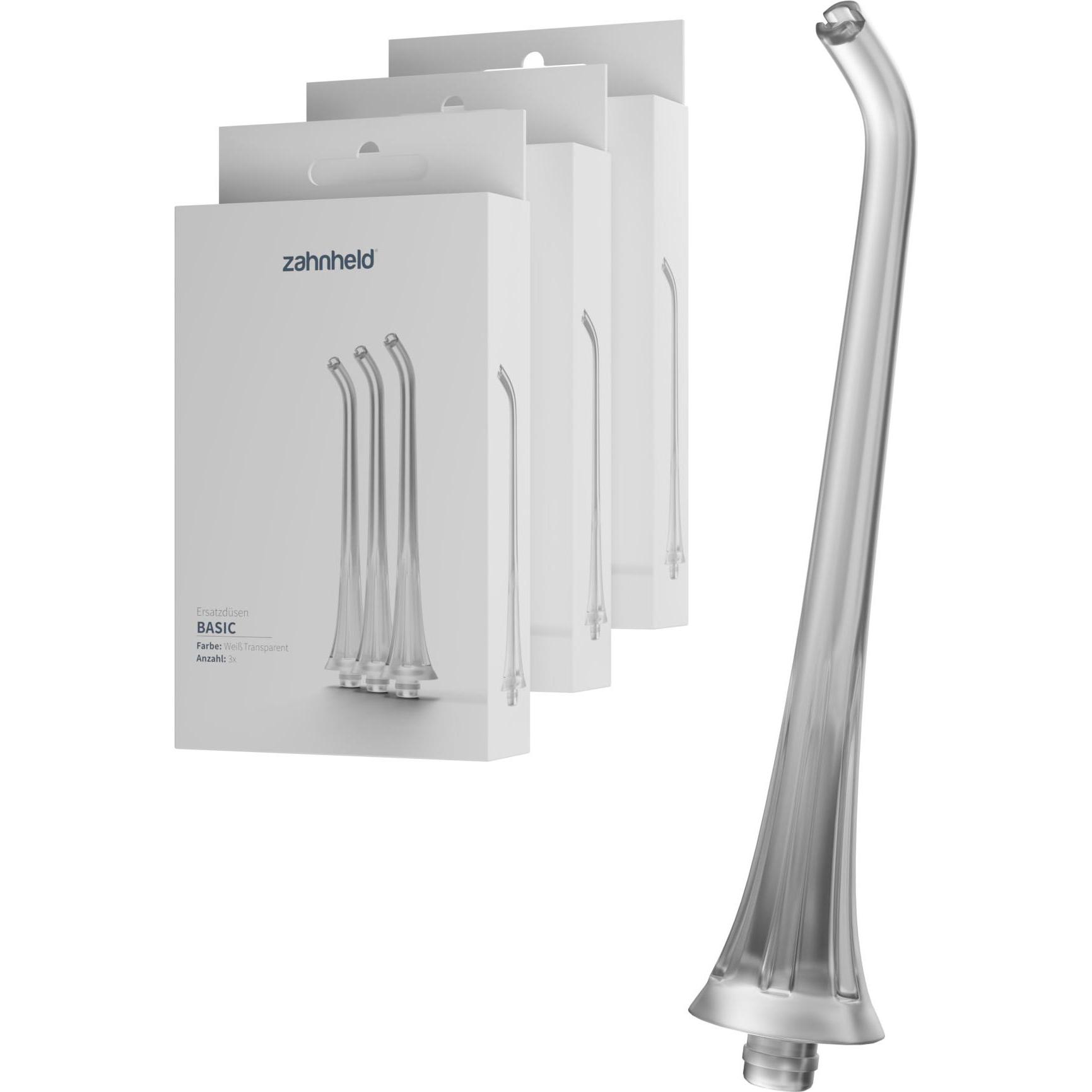 Zahnheld, Zubehör Zahnpflege, Ersatzdüsen Basic 9x Weiss (Mundduschenaufsätze)