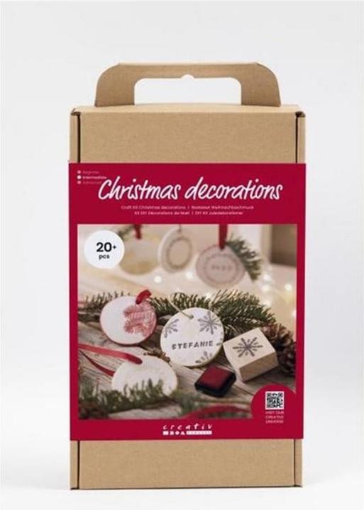 Produktbild Creativ Company Bastelset Weihnachtskugeln Ton