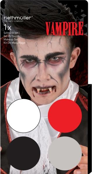 Produktbild Riethmüller Aqua-Set Dracula/Vampir (4 x Gesichtsfarbe 3,5 g /