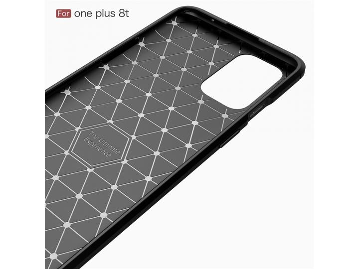 Produktbild Screenguard OnePlus 8T Hülle Carbon Brushed Soft TPU (OnePlus 8T)