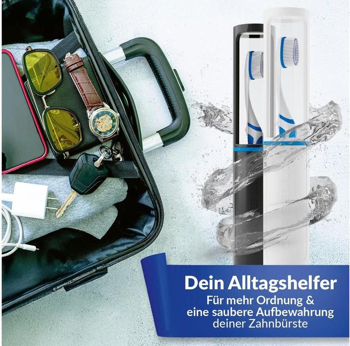 Immagine prodotto Capsello Zahnputzbecher Schwarz/Transparent