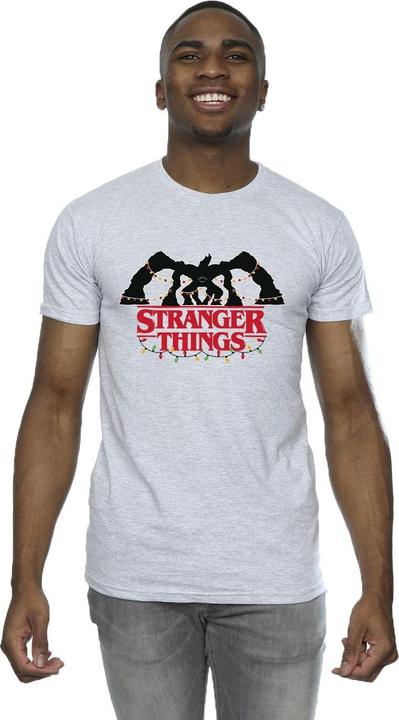 Image du produit Netflix - T-shirt STRANGER THINGS DEMOGORGON CHRISTMAS LIGHTS - Homme (XL)