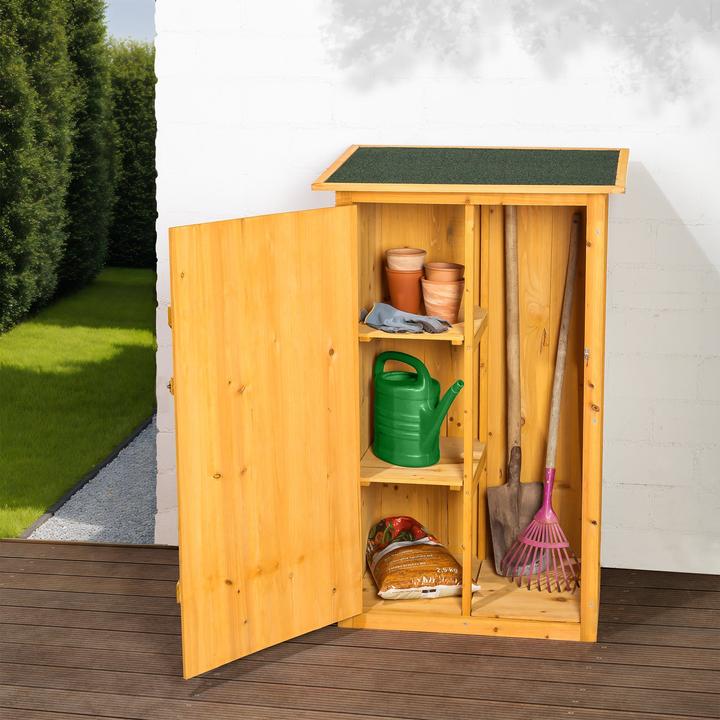Produktbild tectake Gartenschrank mit Flachdach