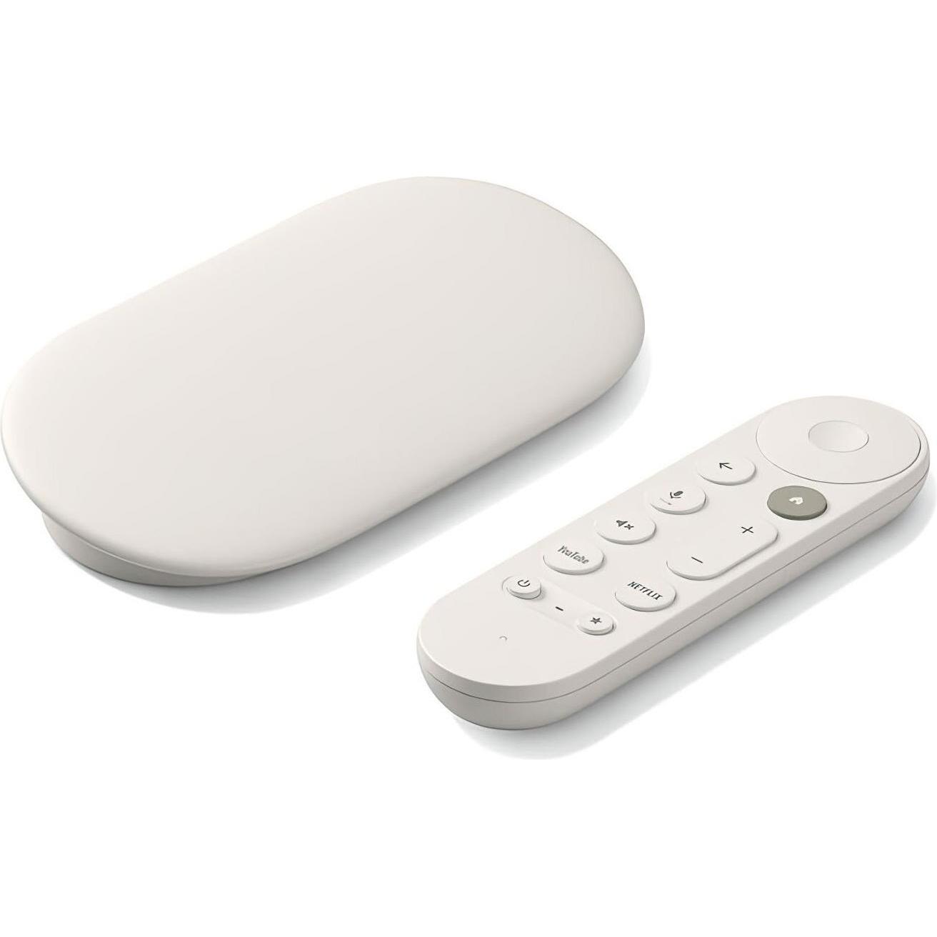 Google Streamer TV 4K (Porcellana) (32 GB, Android 14), Box per lo streaming, Bianco