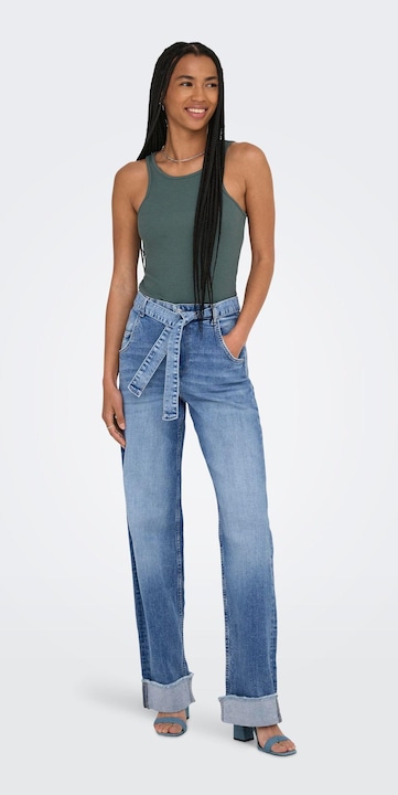 Produktbild Only ONLZADDIE Hohe Taille Weiter Beinschnitt Jeans Jeans mit weitem Bein (32)