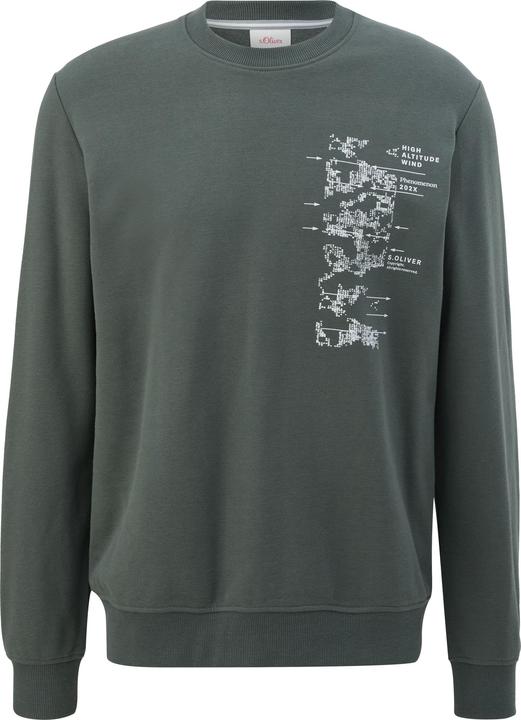 Produktbild s.Oliver Sweatshirt Sweatshirt mit Frontprint (S)