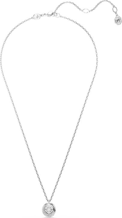 Produktbild Swarovski Dextera Halskette Rundschliff Weiss Rhodiniert (Swarovski Metall)