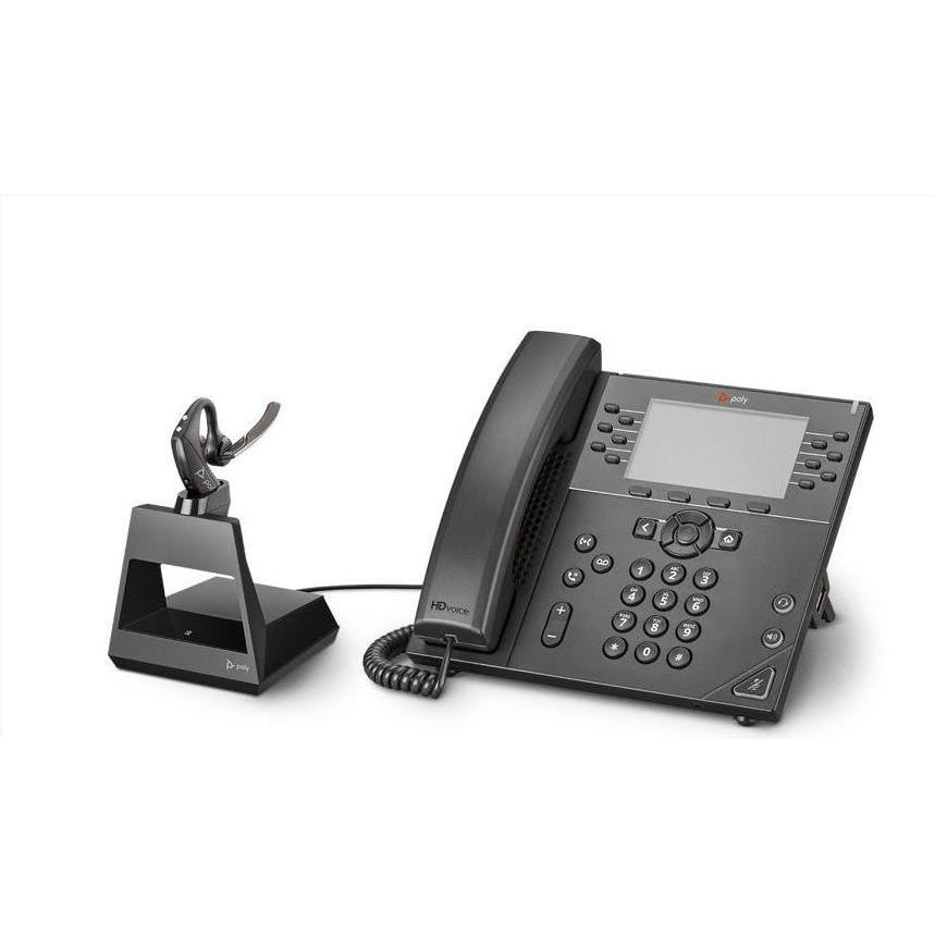 Thumbnail - Poly Voyager 5200 (Kabellos, USB-A), Office Headset, Schwarz