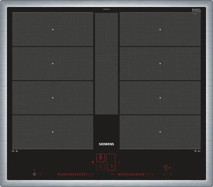 Produktbild Siemens EX645LYC1E + HZ9CF240, Induktionskochfeld, Pfanne, EX96VIS3 (58.30 cm, Induktionskochfeld)