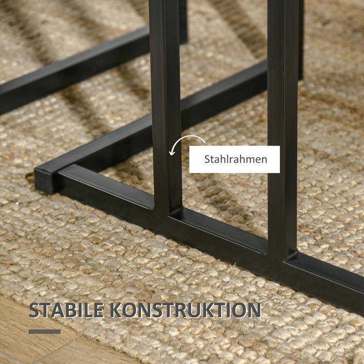 Produktbild Homcom Essgruppe MDF, Stahl Grau (MDF)