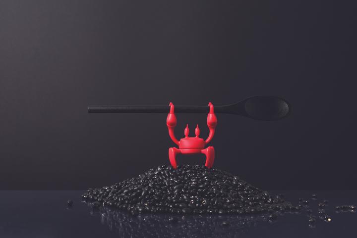 Actual product image Ototo Spoon holder & Steam Releaser - Red (OT905)
