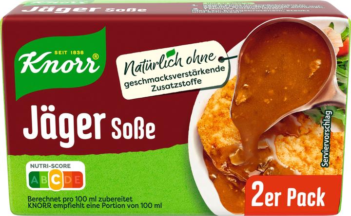 Actual product image Knorr Jäger Sauce makes 2 x 250 ml
