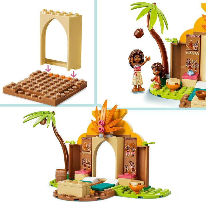 Produktbild LEGO Vaianas Hütte und Boot (43282, LEGO Disney)
