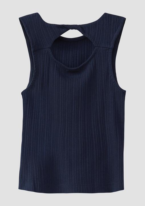 Actual product image S.Oliver T-Shirt Elastisches Top aus Rippware mit Cut Out (158, 164)