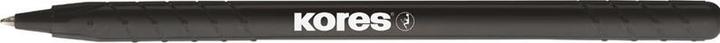 Kores Stylo à bille jetable K-Pen Super Slide K0, noir (Noir, 1x)