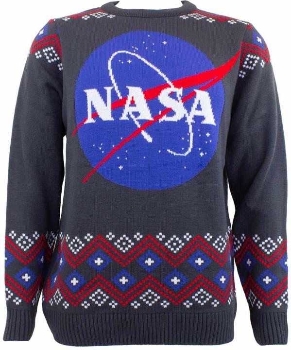Actual product image Nasa Unisex Adult Knitted Jumper (S)