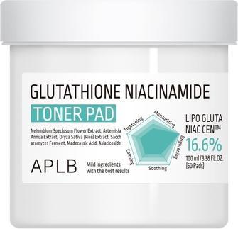 Immagine prodotto Aplb Glutathione Niacinamide Toner Pad 60 Pads (Mousse detergente)